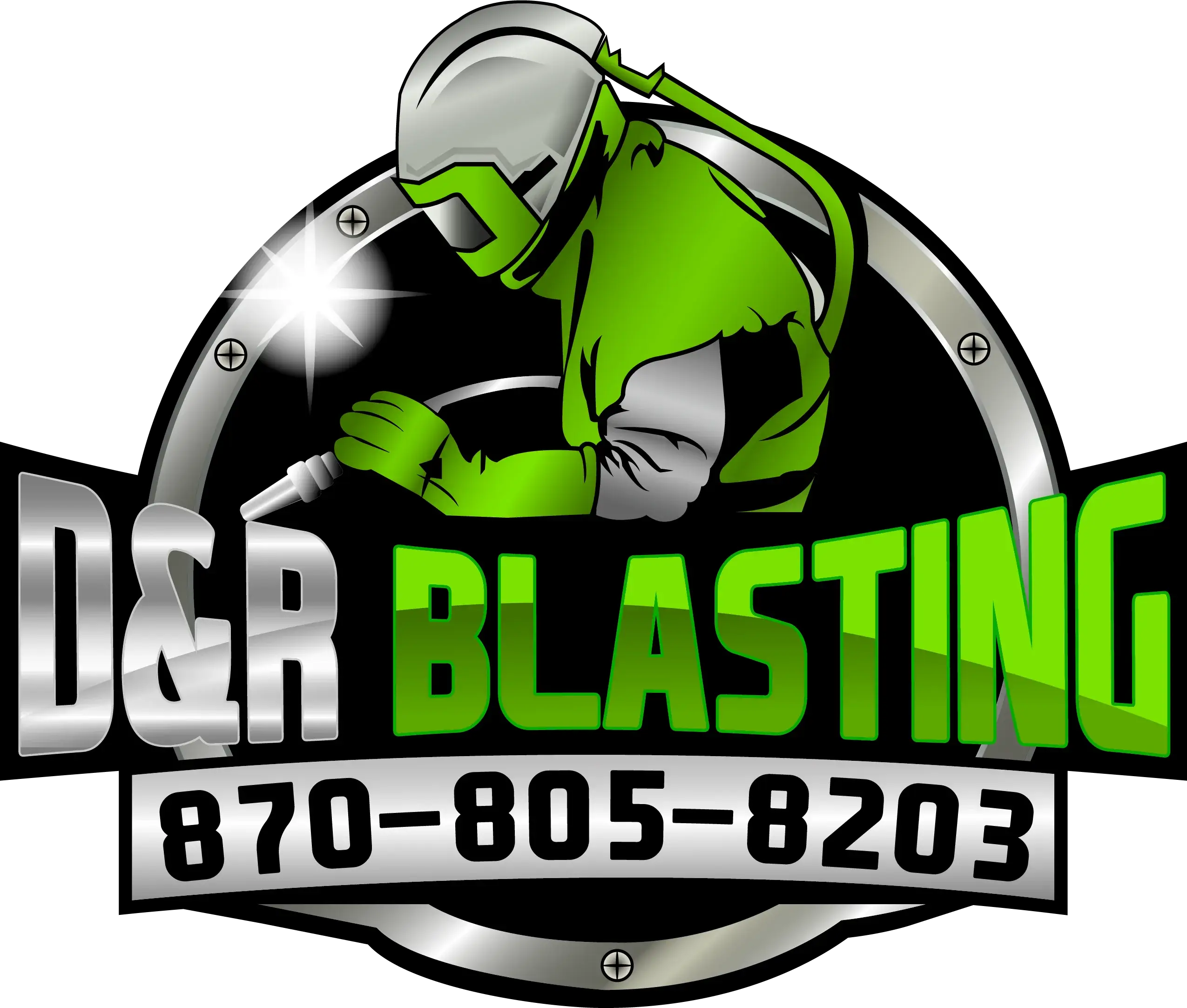 D&R Blasting logo